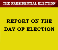 REPORT ON THE DAY OF ELECTION